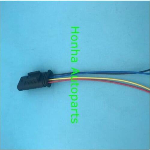Free shipping 1718657-1 1 pcs 4 Pin male Connector With 20AWG 20cm black blue yellow red wire with DHL shipping charge