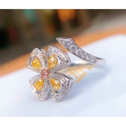 DIWENFU 925 Sterling Silver Real Topaz Jewelry Ring for Women CN(Origin) Wedding Bands Topaz Bohemia Engagement Rings for Women