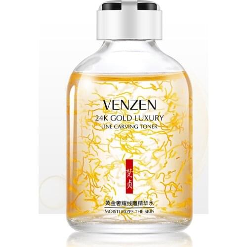 Gold Line Carving Essence Anti-Wrinkle Anti-Aging Collagen Line Moisturizing Shrinking Pores Wrinkle Removal Lifting And Firm