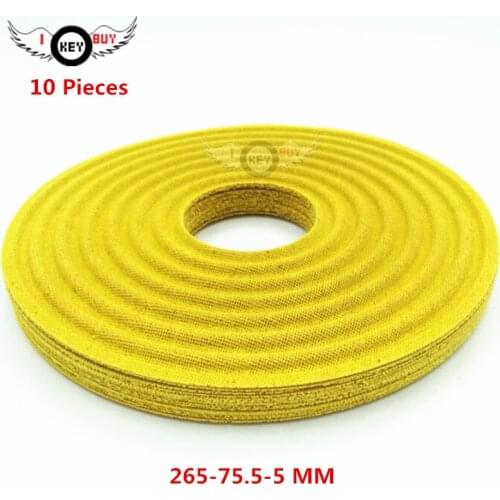 I KEY BUY 10pcs 265MM 75.5MM 5MM Subwoofer Speakers Spider Spring Pad Flat Speaker Wave Shrapnel DIY Repair Accessories