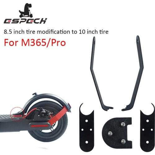 Stainless steel alloy mudguard bracket is suitable for xiaomi M365/Pro electric scooter 8.5 inch tire modification to 10 inch