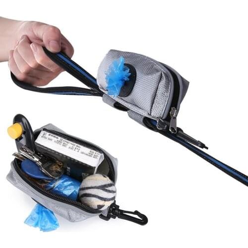 Pet Dog Poo Bags Poops Waste Bag Disposable Pouch Holder with Hasp for Walking Travel J2Y