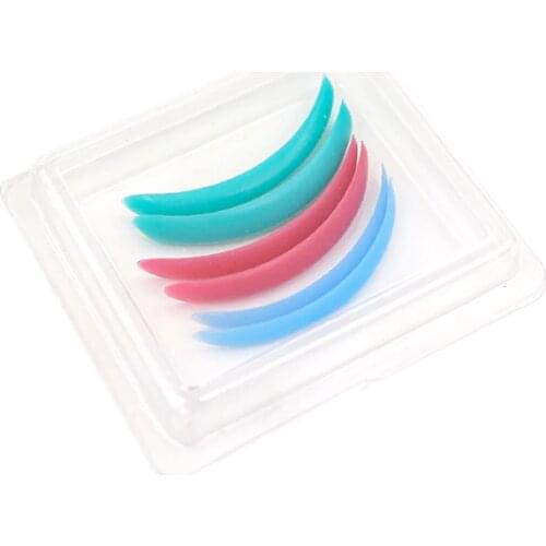 2020 New colorful Silicone Eyelash Perm Pad Recycling Lashes Rods Shield lifting 3D Eyelash Curler