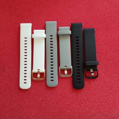 Original QuickFit 18mm Watch Bands Silicone Strap for Garmin Vivoactive 3S 4S Rey Captain Marvel QuickFit Watch Strap Repalce