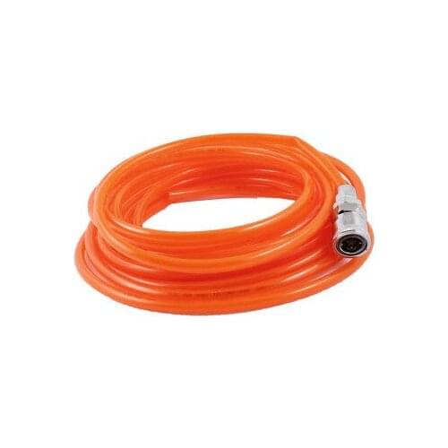 9M Length 5/16" x 1/5" Quick Connect Polyurethane Tube Air PU Hose Orange Red