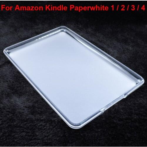 Anti Shock Soft TPU Silicone Cover for Amazon Kindle Paperwhite 2 3 6.0" E-Book Ereader Shell Skin Protector Paper White 3 Bag