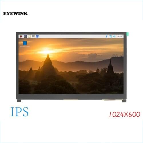 10.1 inch Raspberry Pi 4 Model B Touch Screen 1024x600 LCD Display compatible Raspberry Pi 3 Model B+/3B/4B