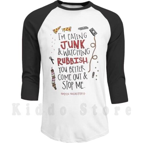 Eating Rubbish hoodie long sleeve Home Alone Kevin Mccallister Christmas Christmas Movie