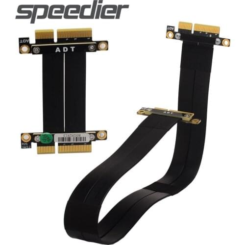High Quality PCIe3.0 x4 Board To Board Jumpers Male To Male Goldfinger To Goldfinger Extension Cable Tx-Tx Signal Direct Adapter