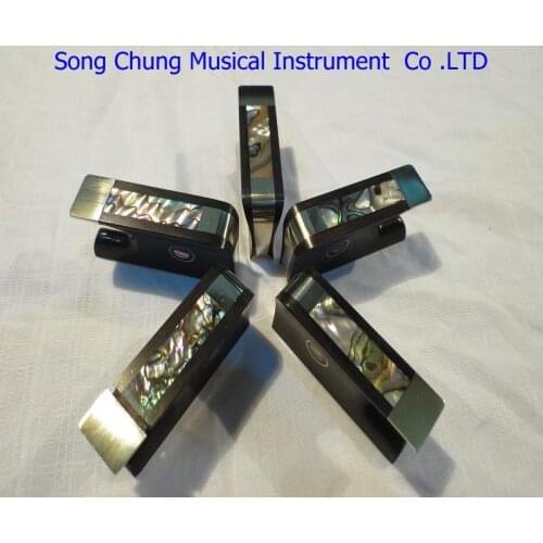 High quality 5 pcs ebony cello bow frogs with silver mounted
