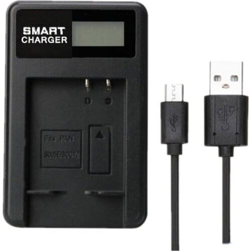 S005E LCD Single S005E Battery Charger for Panasonic DMC-FS1 FXO1-A FXO1-BB FXO1-BS Fuji F20 F40FD D-LUX4
