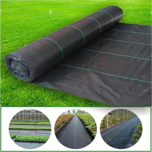 100G/Square Heavy Duty Garden Grass-Proof Cloth Ground Cloth Cover Ceed Control Weeding Fabric Landscaping Ground Cover Membrane