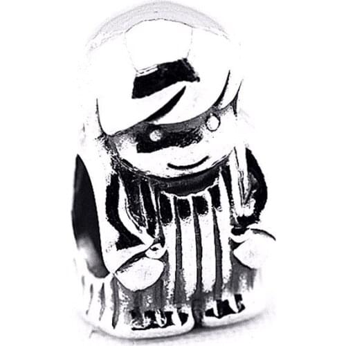 100% 925 Sterling Silver Little Boy Charm Fit for DIY Women Snake Chain Bracelets Jewelry Making Gift