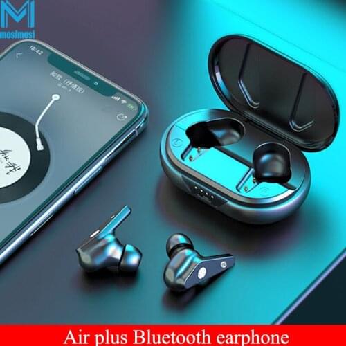 Air Plus Smart Bluetooth 5.0 Earphone Binaural HD Calling Fingerprint Touch Earphone For Android Universal IPX5 Waterproof DSP