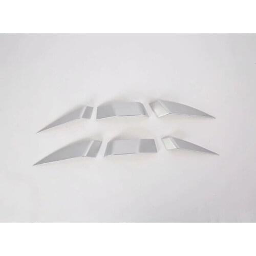 For Subaru Forester 2019 2020 Luggage Rack Decoration Sequins Cover Trim Sticker Car Styling Accessories ABS Chrome 6Pcs/set