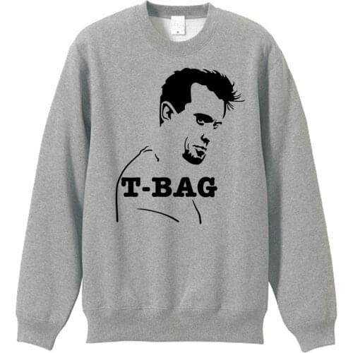 Prison Break T-Bag Prison Break T-Bag Boy Man Men Crew Neck Sweatshirt Couple Clothes Teenager Pullover Fleece ZIIART