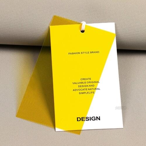 Customized tag high-end customization of hang tag garment swing tag paper label