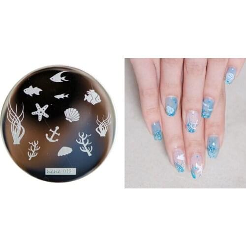 2016 Hot Exclusively Nail Art Stamp Stamping Image Template Plate HEHE Series1 *** hehe-12 *** NEW 1PC Free Shipping