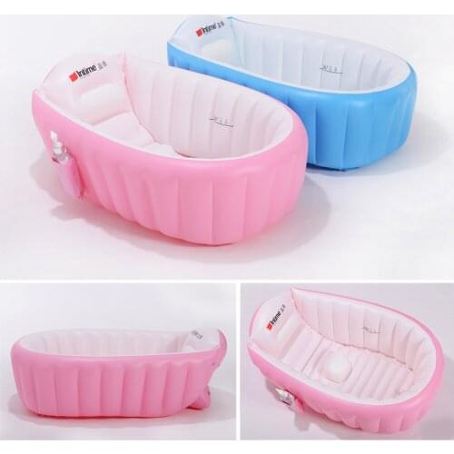 Portable Bathtub Inflatable Bath Tub Child Tub Cushion Warm Winner Keep Warm Folding Portable Bathtub With Air Pump Free Gift