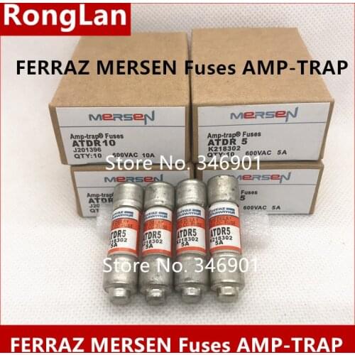 [SA]Import FERRAZ MERSEN Fuses AMP-TRAP ATDR1 ATDR2 ATDR3 ATDR4 ATDR5 ATDR6 ATDR7 ATDR8 ATDR9 ATDR10 ATDR12 600V 10PCS
