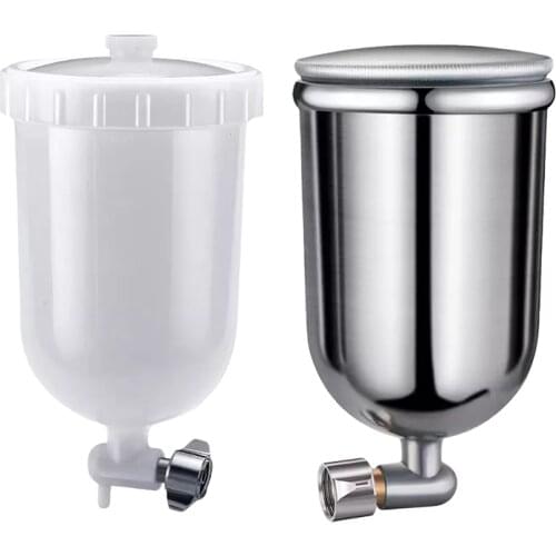 Spray gun cup, 400CC CUP, gun pot, paint cup plastic pot W-71 W-101 spray gun plastic cup spray pot free shipping