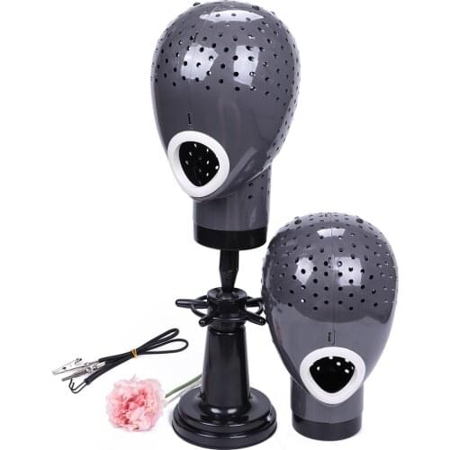 Fresh Wigs Head Drying Unit For Lace Wig Scalp Cap Net Hair Dryer Material Wig Display Head Mannequin Head For Wigs Plussign