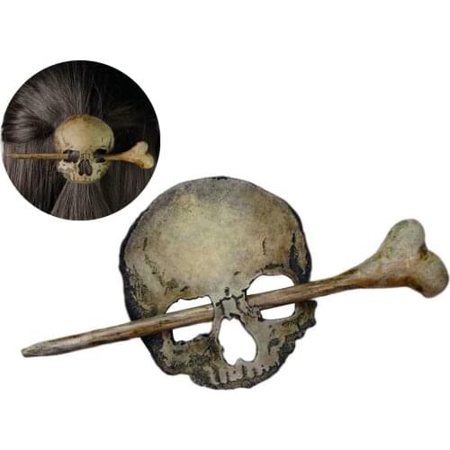 Retro Vintage Punk Metal Skull Hairpins Hair clips for Women Holloween Decoration Hair Sticks Headwear Hairclip Hair Accessories