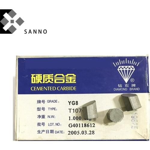 1KG YG8 YG11C T110 / T107 carbide geological mine exploration alloy cutter head welding drilling well inserts