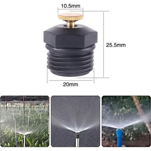 10pcs/Set DN15 1/2 Inch Thread Garden Sprinklers Plastic Lawn Watering Sprinkler Head Irrigation Agriculture Sprayers Nozzles