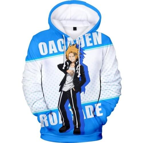 2021 Creative Hoodies Denki Kaminari 3D Hoodie Men Women Harajuku Sweatshirt Streetwear Anime Autumn Pullover Clothes