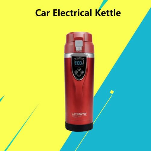 Temperature Control 12V 24V Car Electrical Kettle Crystal Heating Smart Cup Mutil-choice Boiled and Insulated Mug Travel