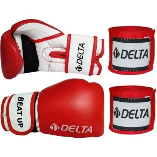 Beat Up Dura-strong Boxing gloves + Boxing Hand Bandage Set