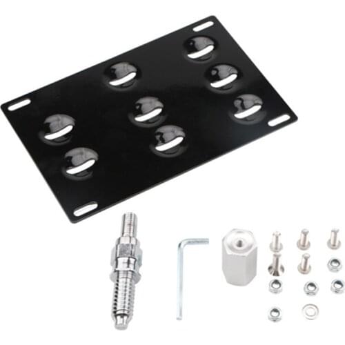 Bumper Tow Hook License Plate Mount Bracket Holder for Mazda 3 Mazda 6 CX5 MX5 License Plate Holder Car Parts