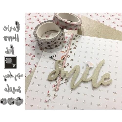 CH 2020 New Arrival Letters Metal Cutting Dies Embossing Scrapbooking Stencil Craft Cut Dies For DIY Card Crafts Handmade