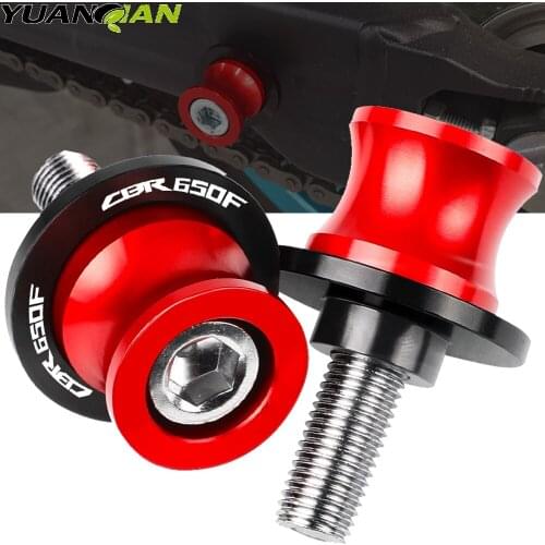 For Honda CBR650R CB650R CBR650F CB650F CBR 650R/650F CB 650R/650F Motorcycle Swingarm Spools Rear Stand Screws Sliders Aluminum