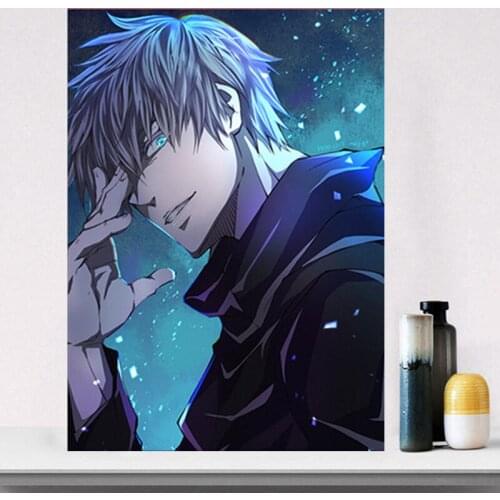 Sukuna Satoru Gojo Jujutsu Kaisen Anime Canvas Painting Decor Wall Art Bedroom Home Living Room Decoration Prints Poster