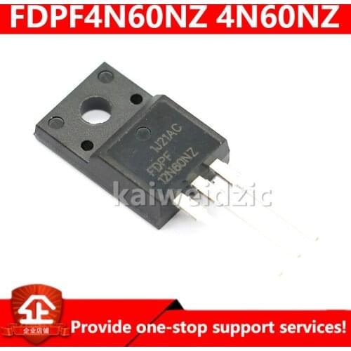 Kaiweikdic FDPF4N60NZ 4N60NZ TO-220F 3.8A 600V High voltage MOSFET / in-line transistor/Integrated circuit