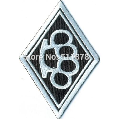 Knuckle Rings Brass Duster ACAB Outlaw MC Embroidered Motorcycle Biker Club Vest Patch IRON ON Badge emblem Jacket