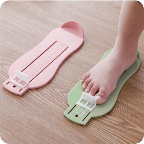 3 Colors Baby Foot Ruler Kids Foot Length Measuring Child Shoes Calculator For Children Infant Shoes Fittings Measure Gauge