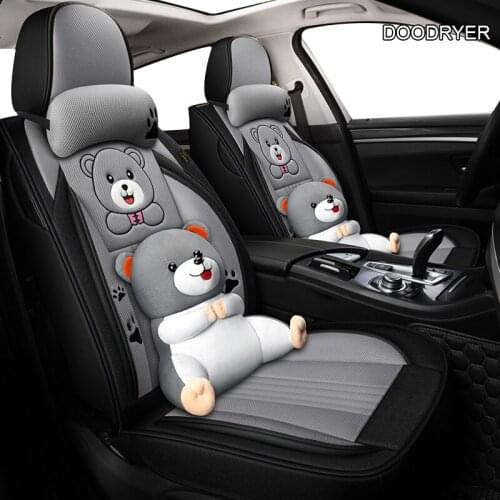 DOODRYER universal car seat cover set for suzuki baleno peugeot 607 hyundai creta ix25 citroen ds4 ds5 ds7 ds3 seat cover cars