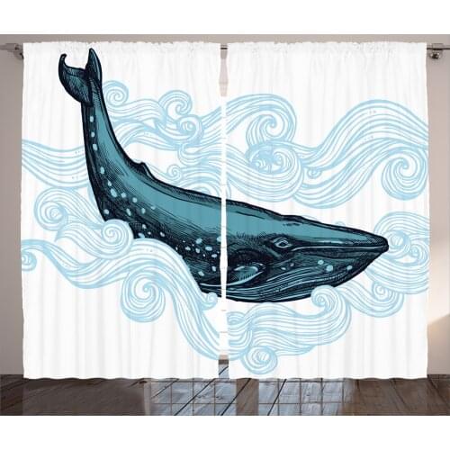 Orange Venue Curtains In The Living Room On The Window