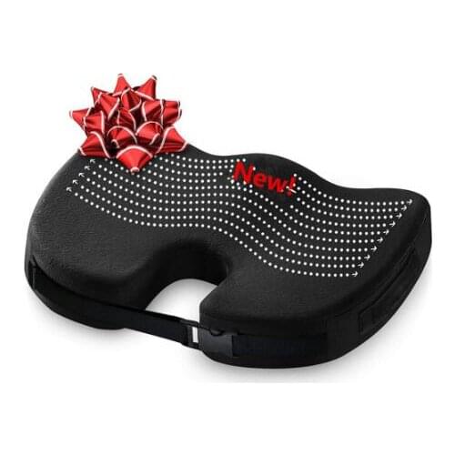 Coccyx Memory Foam Chair Orthopedic Pillow Office Seat Pad Hemorrhoid Treat Car Seat Big Cushion Relief Pain Tailbone Pillow