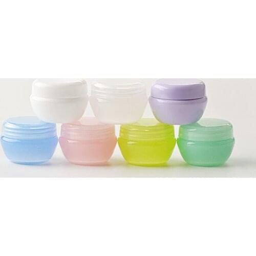 20g Empty Jar Pots Cosmetic Makeup Inner Lid Face Cream Lip Balm Container My Refillable Bottles Wholesale