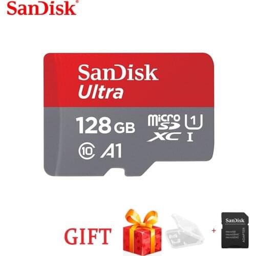 SanDisk100% A1SDSQUNC Memory Card 16GB 32gb 64GB 128GB adapter Micro sd card Class10 UHS-1 flash card Memory Microsd TF/SD Card