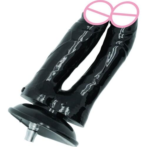 Sex Machine Attachment 7.5" Double Dildo Anal Vaginal Plug Adult Sex Toys Realistic Dildo For Women Adult Sex Toys For Couples