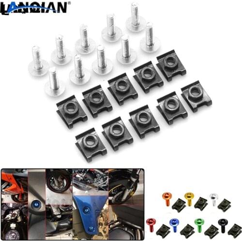 Universal Motorcycle Fairing Screws Fastener Bolts Clips Screw Nuts For Yamaha XP500 XP530 FZ600 FZ400 NMAX 125 155 XMAX 125 250