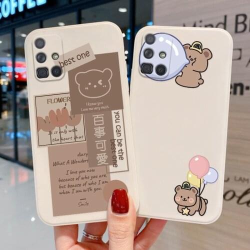 Lens protection Case For Samsung A51 Case A32 A52 A12 A50 A71 A72 A42 A31 A21S A20S A12 A10S A02 Textured On S21 Ultra S30 Coque