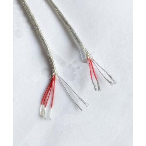 10/20M high temperature PT100 compensation wire PT100 PTFE silver plated shielded wire 3 core 4 Core 6core cable for sensor