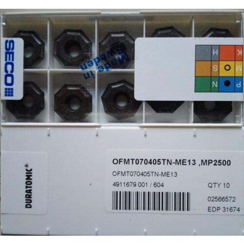 10PCS TOOLS CARBIDE INSERT OFMT070405TN-ME13 MP2500