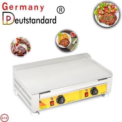 2021 Griddle Steak Food Machine Oven Machine With Double Temperature Control Chromium Steel Electric Belgium BBQ Grill Machine